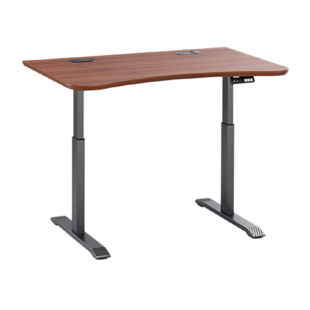 **Ergonomisch Verstelbaar Bureau met Behuizing en Bedieningspaneel**