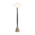 **Technische titel in het Nederlands: 'Moderne vloerlamp met gestroomlijnd ontwerp en elegante kap'**
